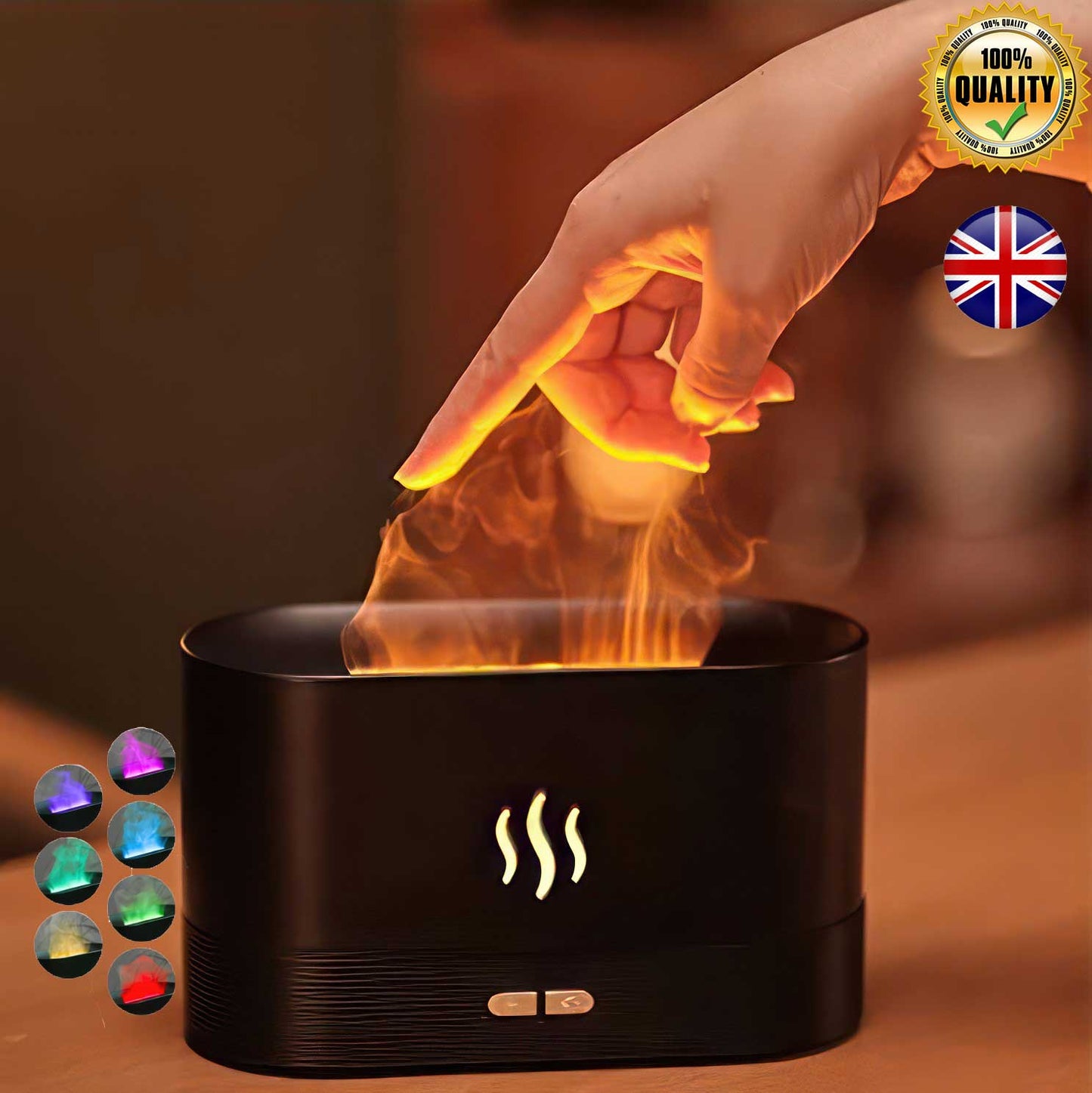 Enchanting LED Flame Diffuser Aromatherapy