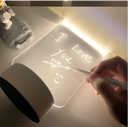 Note board LED night light USB Message board with pen gift Decoration Night Lamp